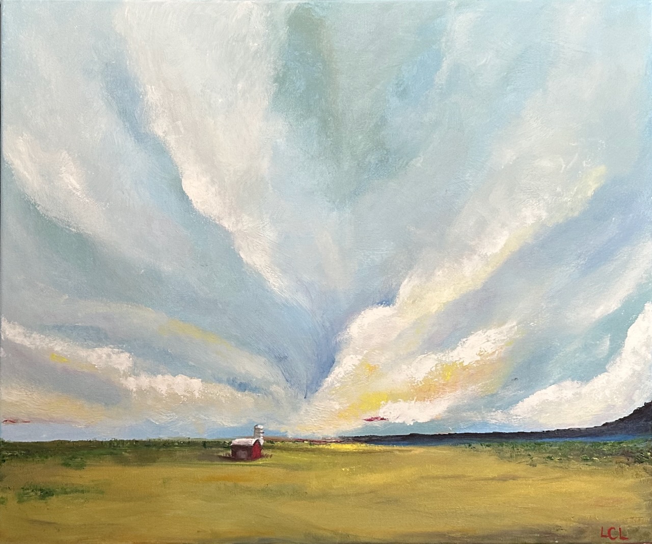 Landscape oil on canvas 1776