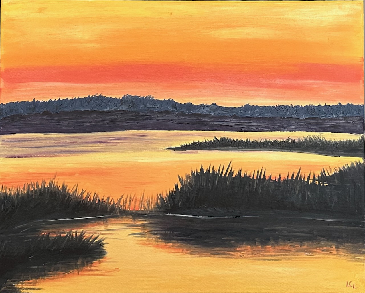 Sunset oil on canvas 1778