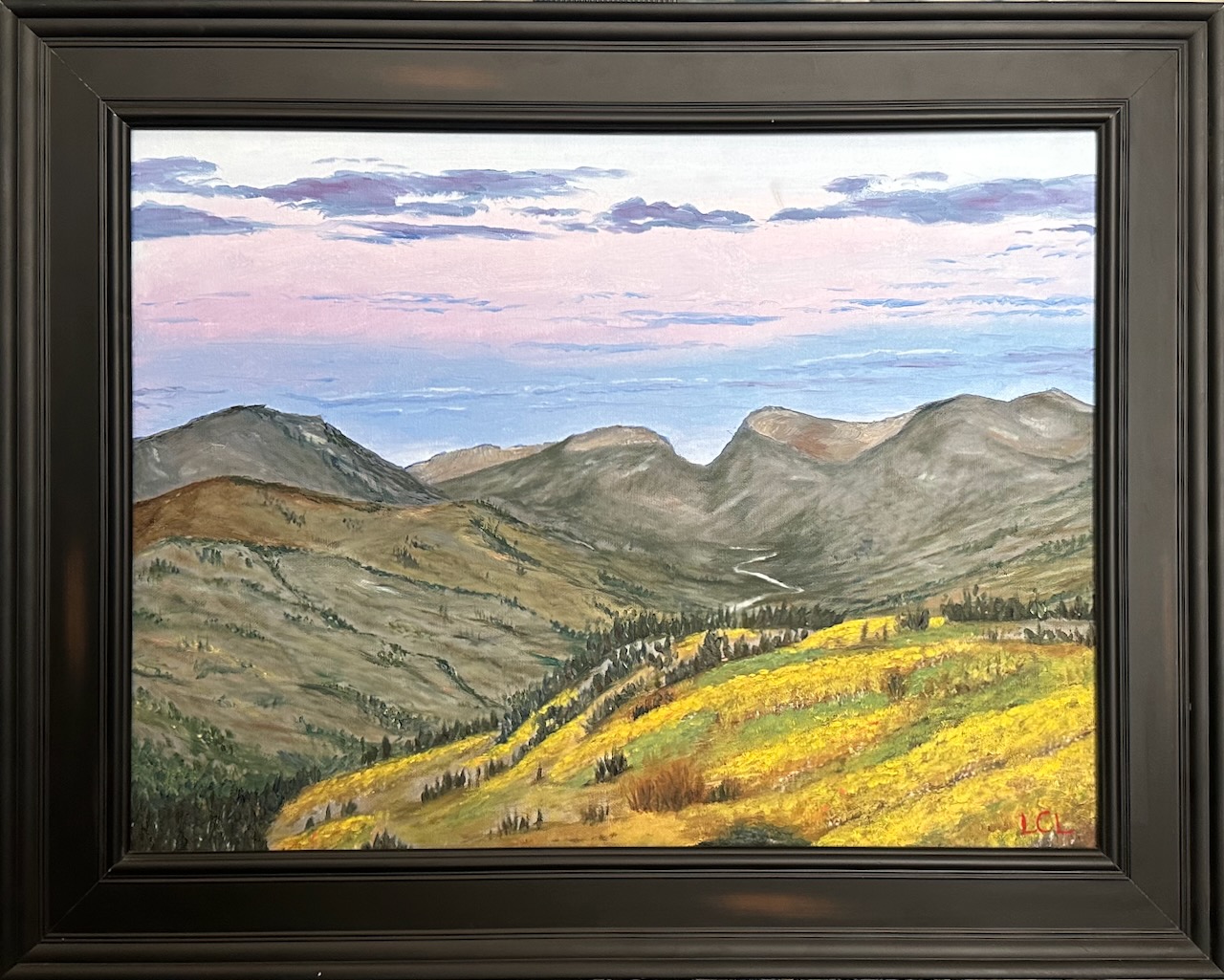 Mountains oil on canvas 1781